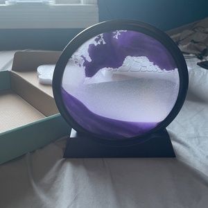 Purple Falling Sand Art